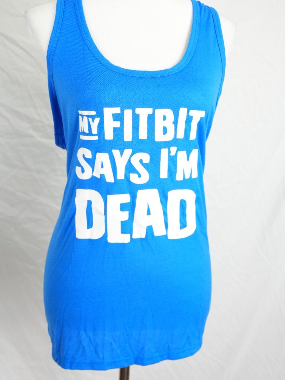 Athletic Works Womens XXL/2XG (20) Royal Blue Tank Top Exercise Shirt Activewear